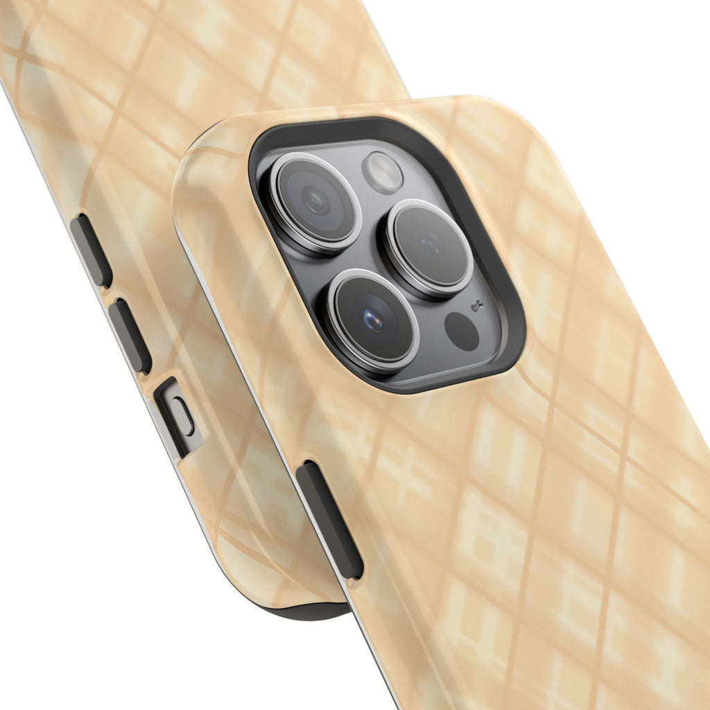 Checkered Butter Magnetic Impact-Resistant Case