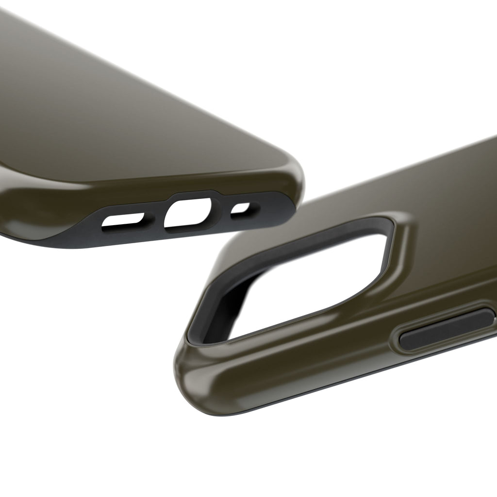 Dark Hennessey Brown Magnetic Impact-Resistant Phone Case