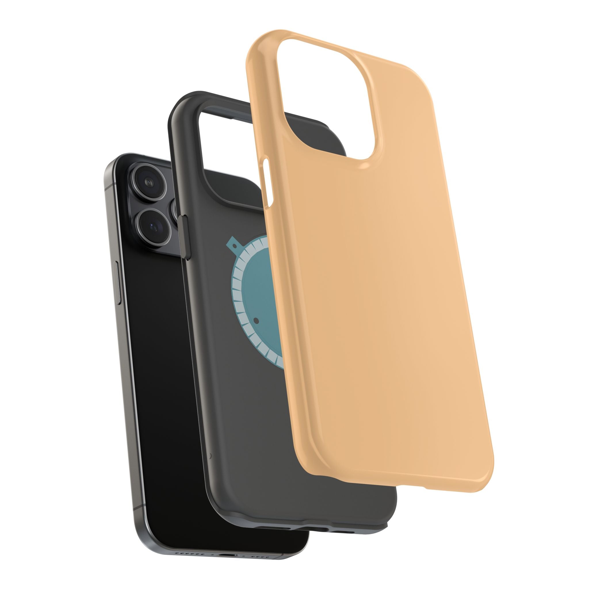 Orange Cream Magnetic Impact-Resistant Phone Case