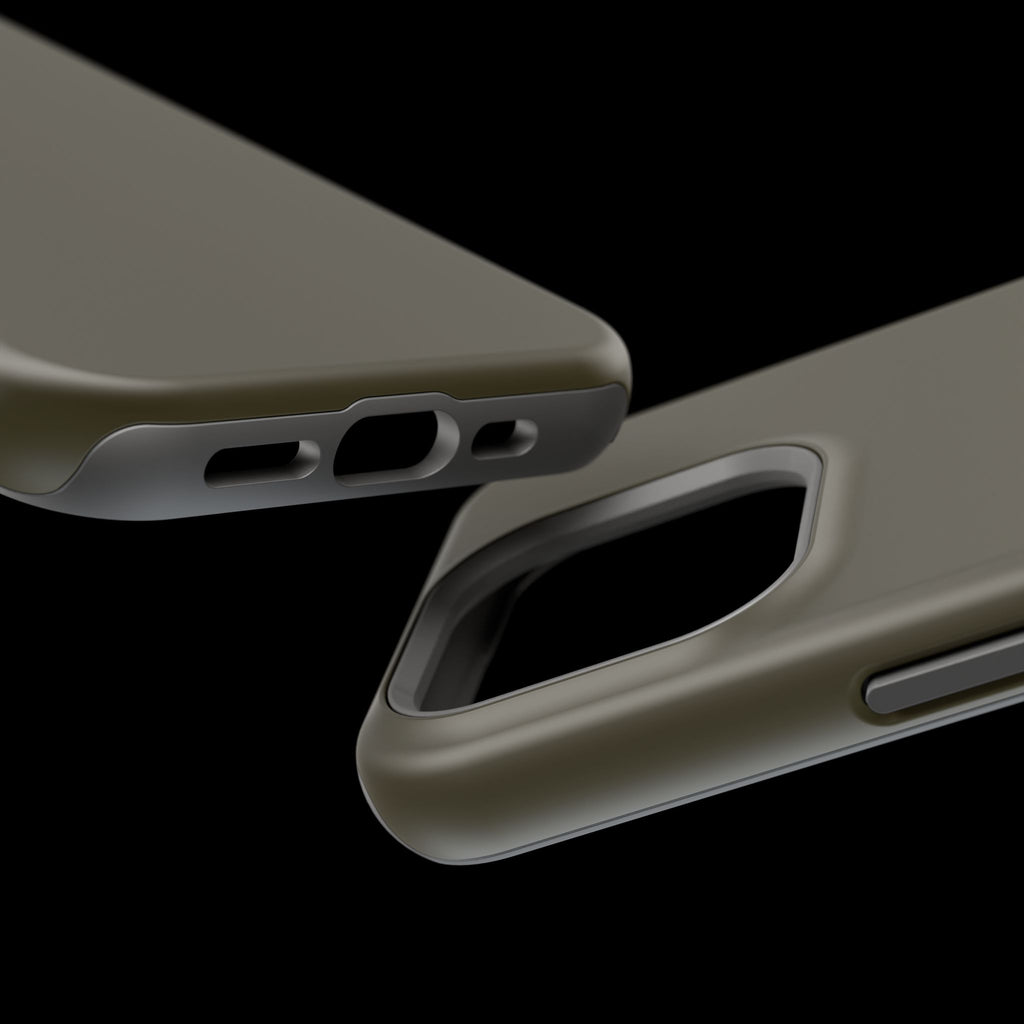 Dark Hennessey Brown Magnetic Impact-Resistant Phone Case