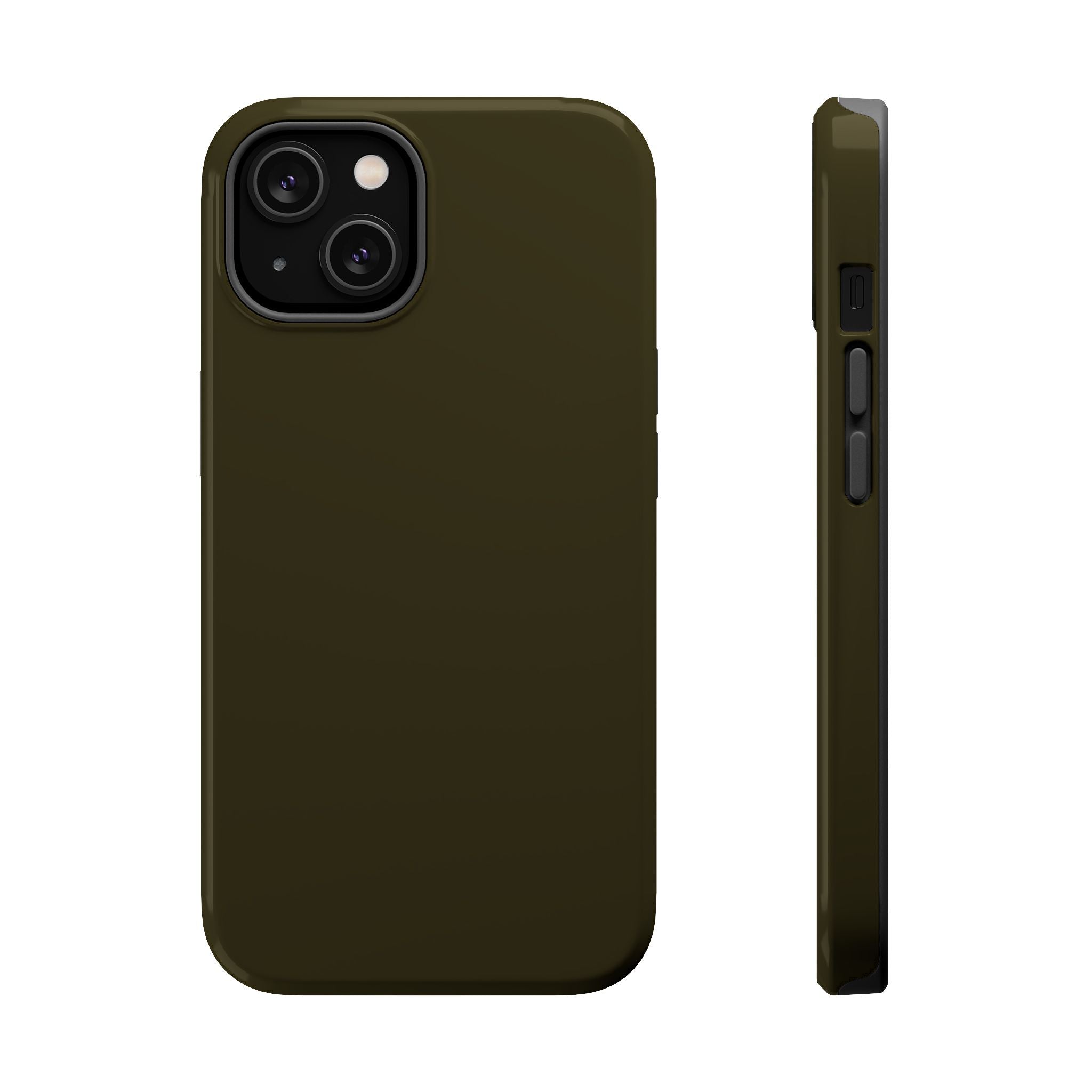 Dark Hennessey Brown Magnetic Impact-Resistant Phone Case