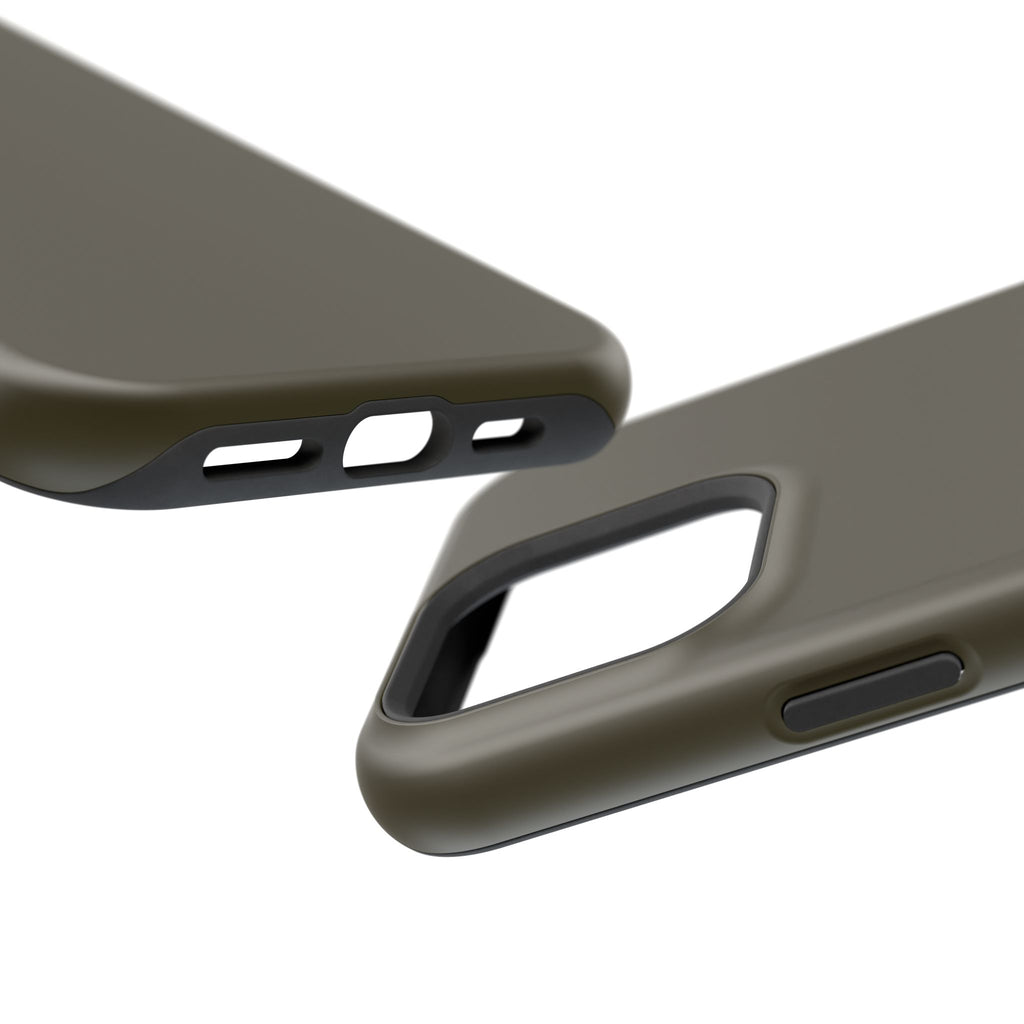 Dark Hennessey Brown Magnetic Impact-Resistant Phone Case