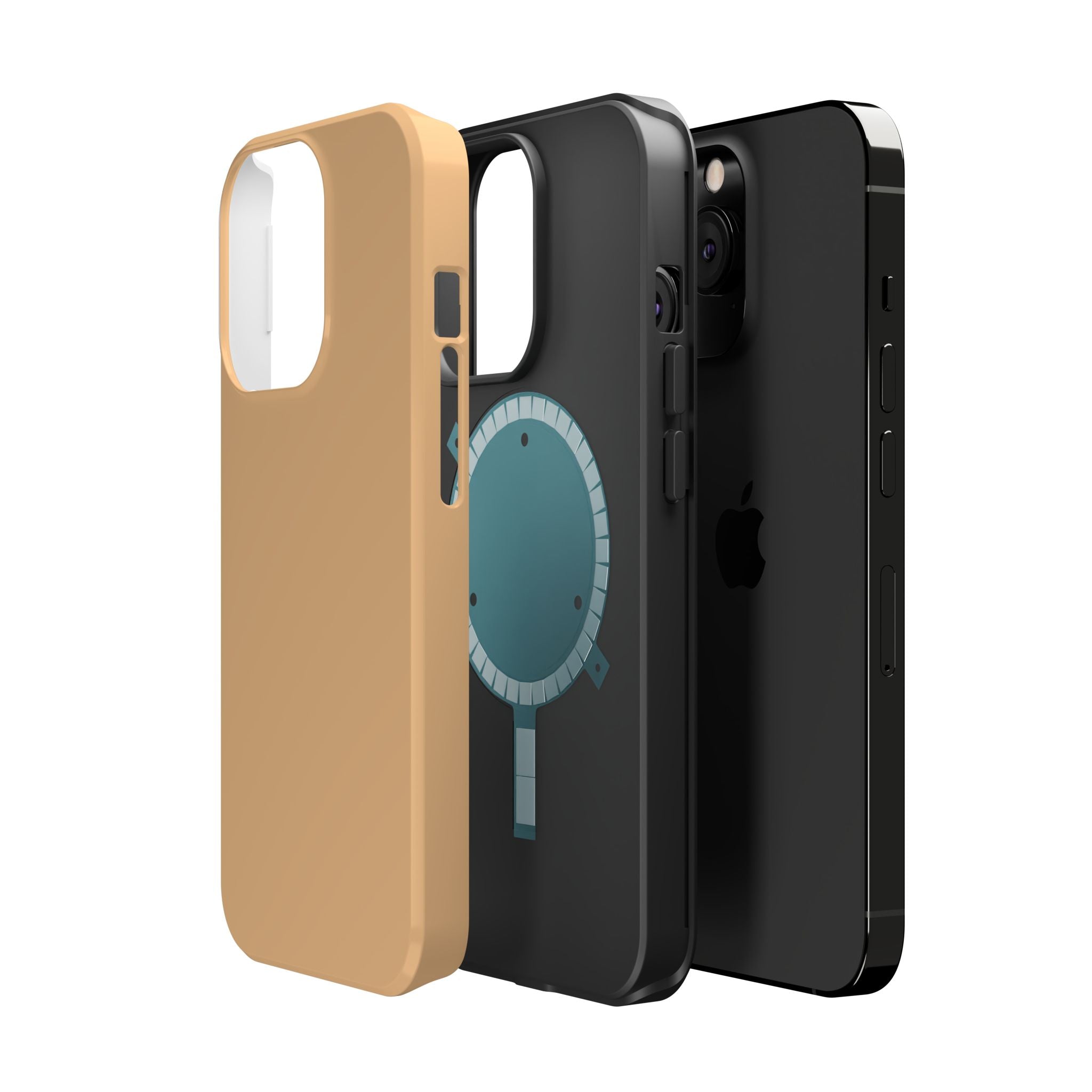 Orange Cream Magnetic Impact-Resistant Phone Case