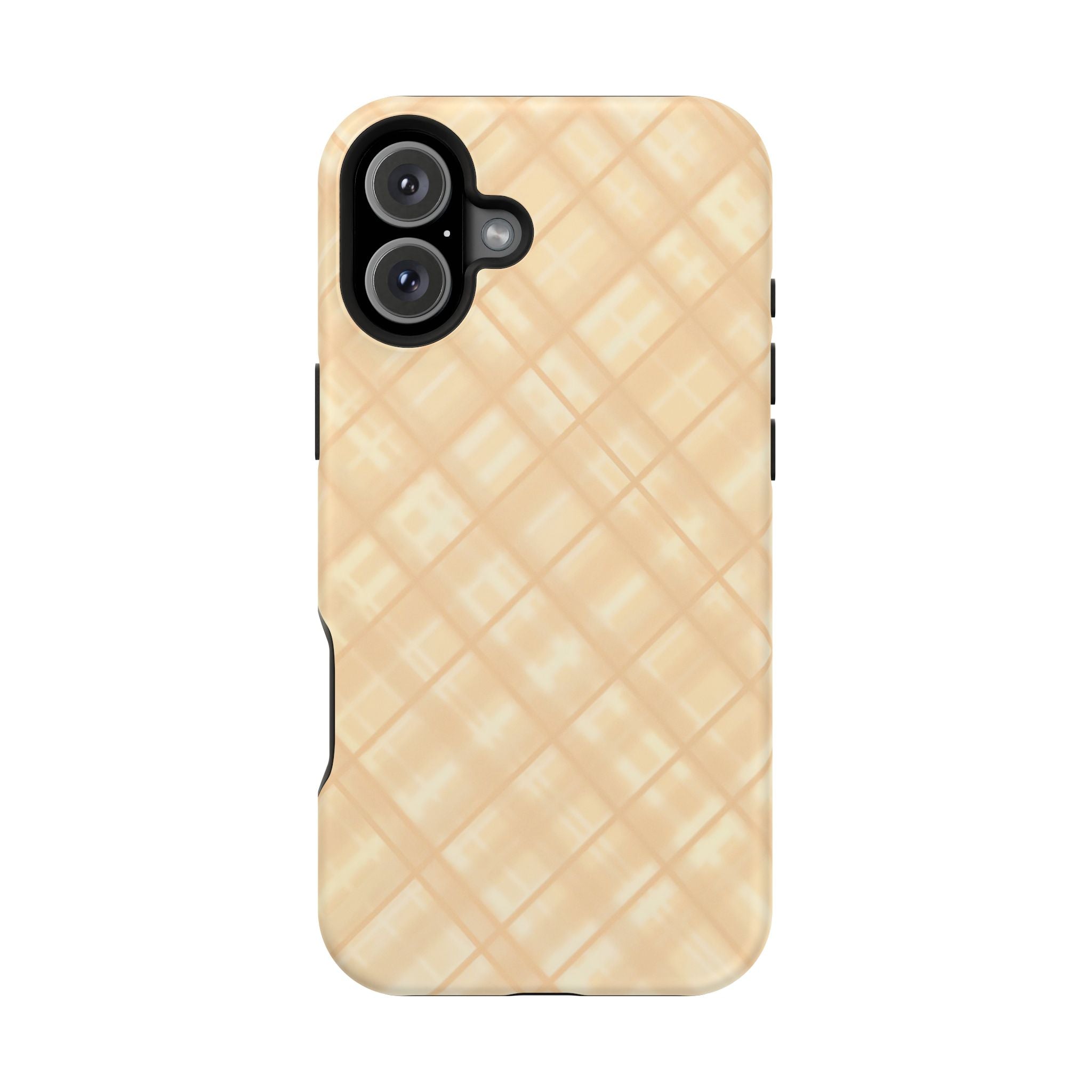 Checkered Butter Magnetic Impact-Resistant Case