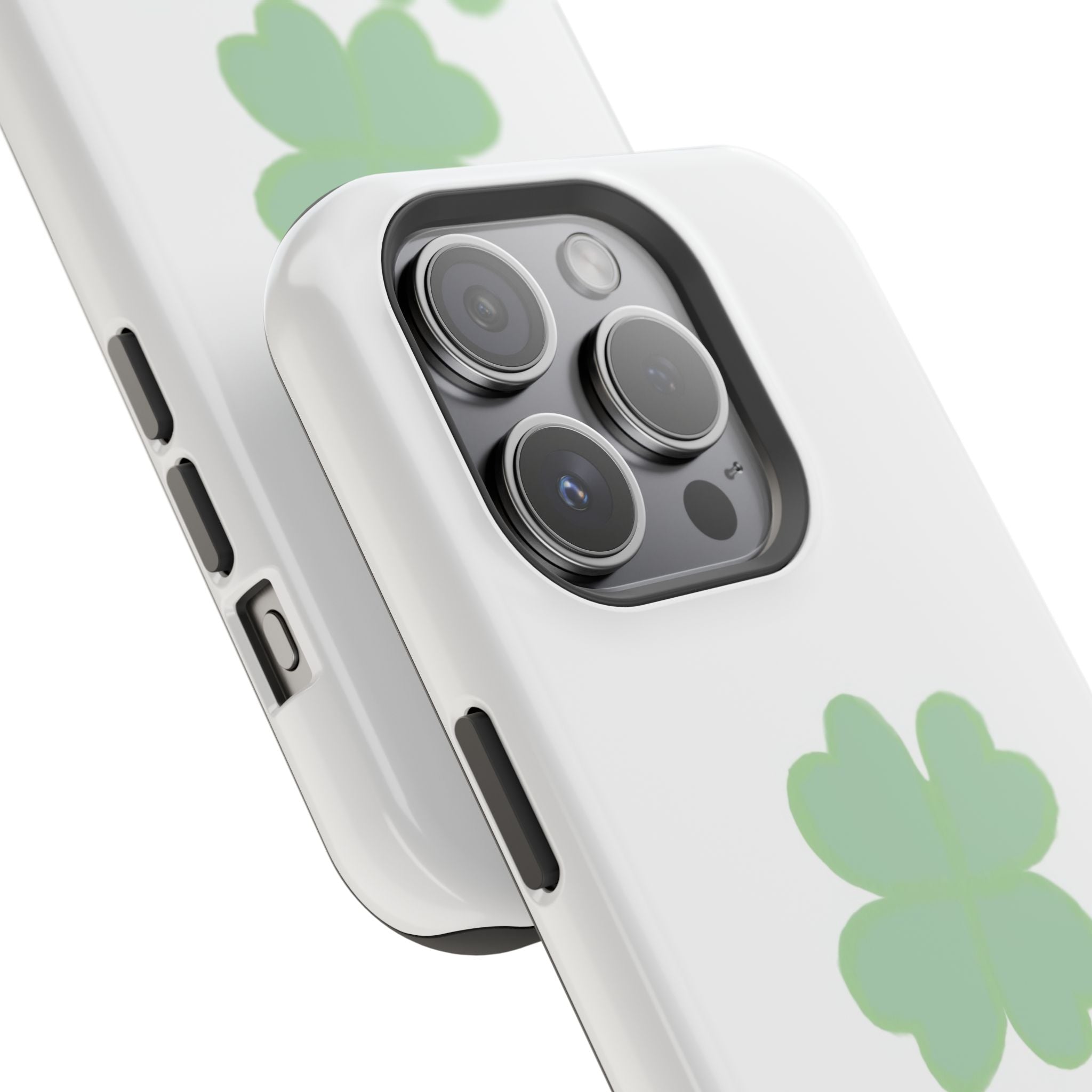 Green Clover Magnetic Impact-Resistant Case