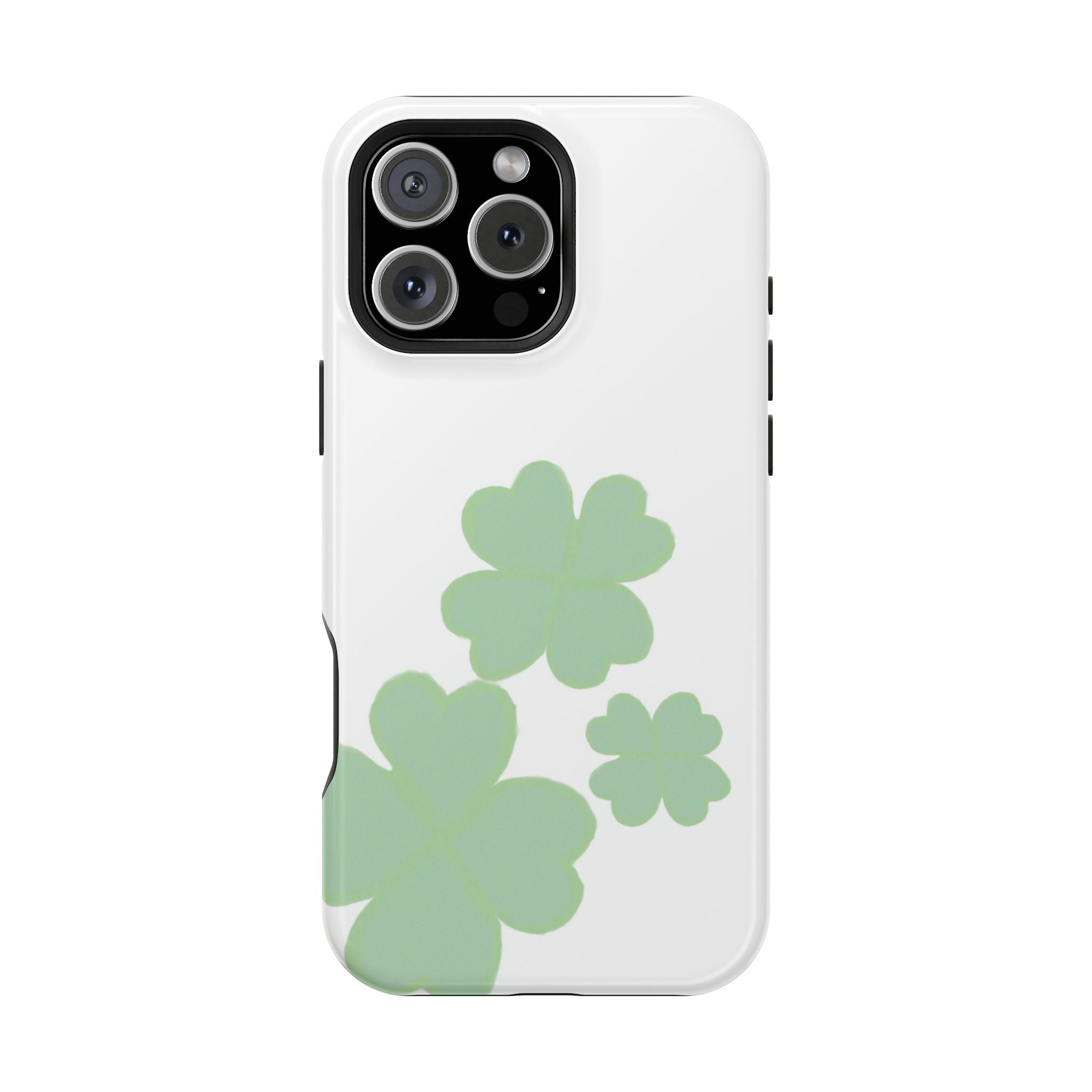 Green Clover Magnetic Impact-Resistant Case