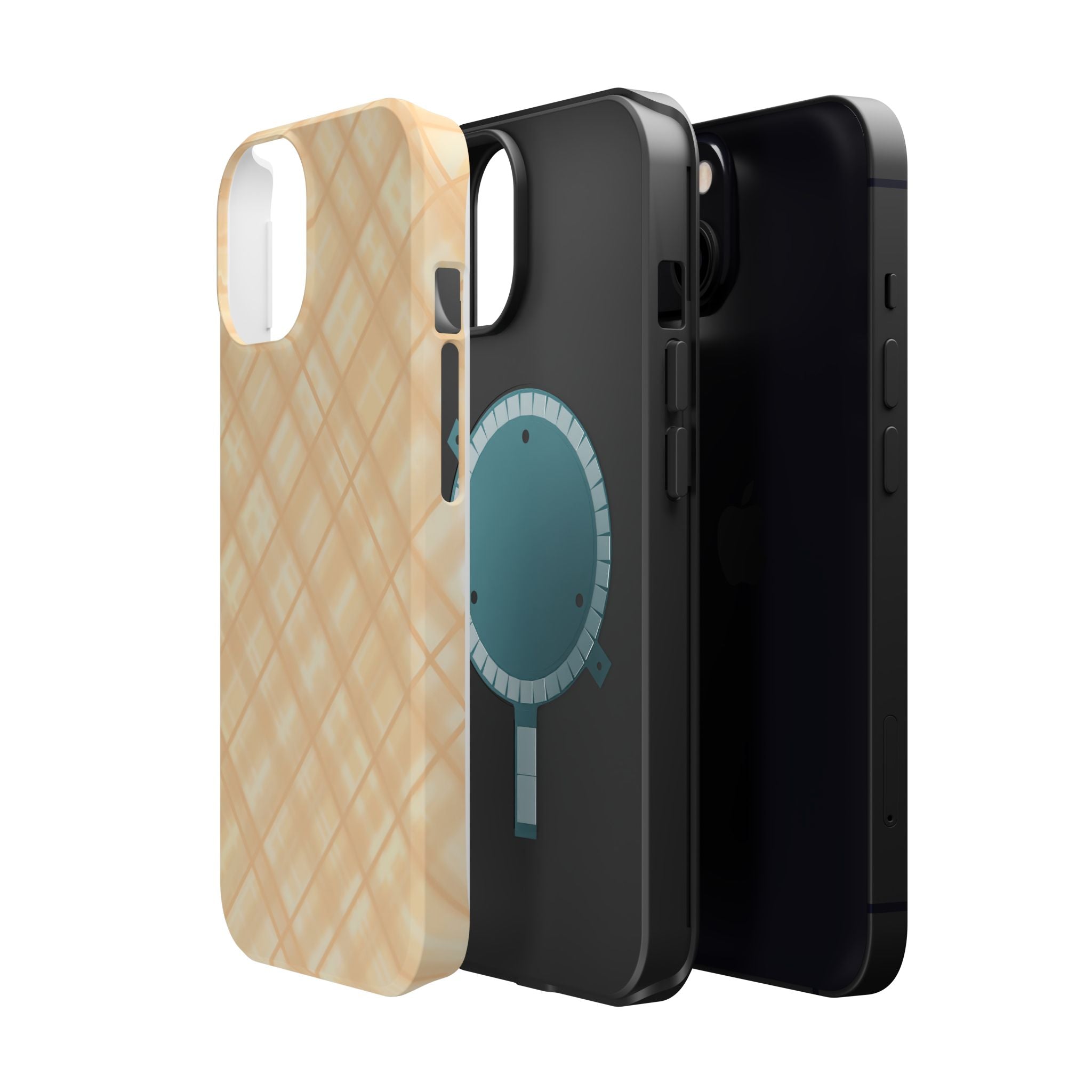 Checkered Butter Magnetic Impact-Resistant Case