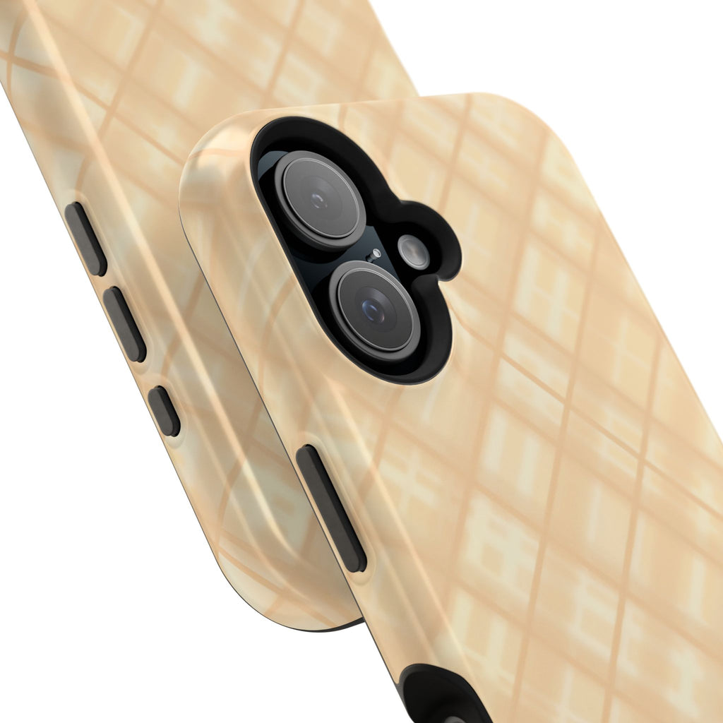 Checkered Butter Magnetic Impact-Resistant Case