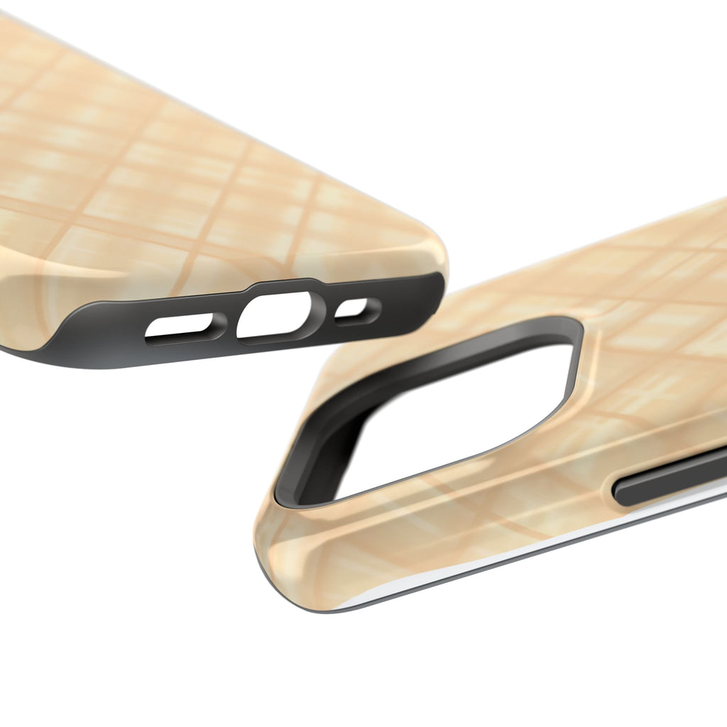 Checkered Butter Magnetic Impact-Resistant Case
