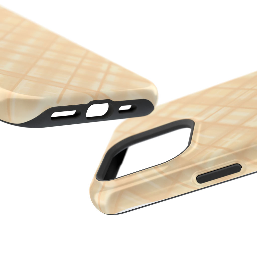 Checkered Butter Magnetic Impact-Resistant Case