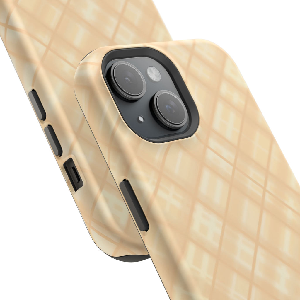 Checkered Butter Magnetic Impact-Resistant Case