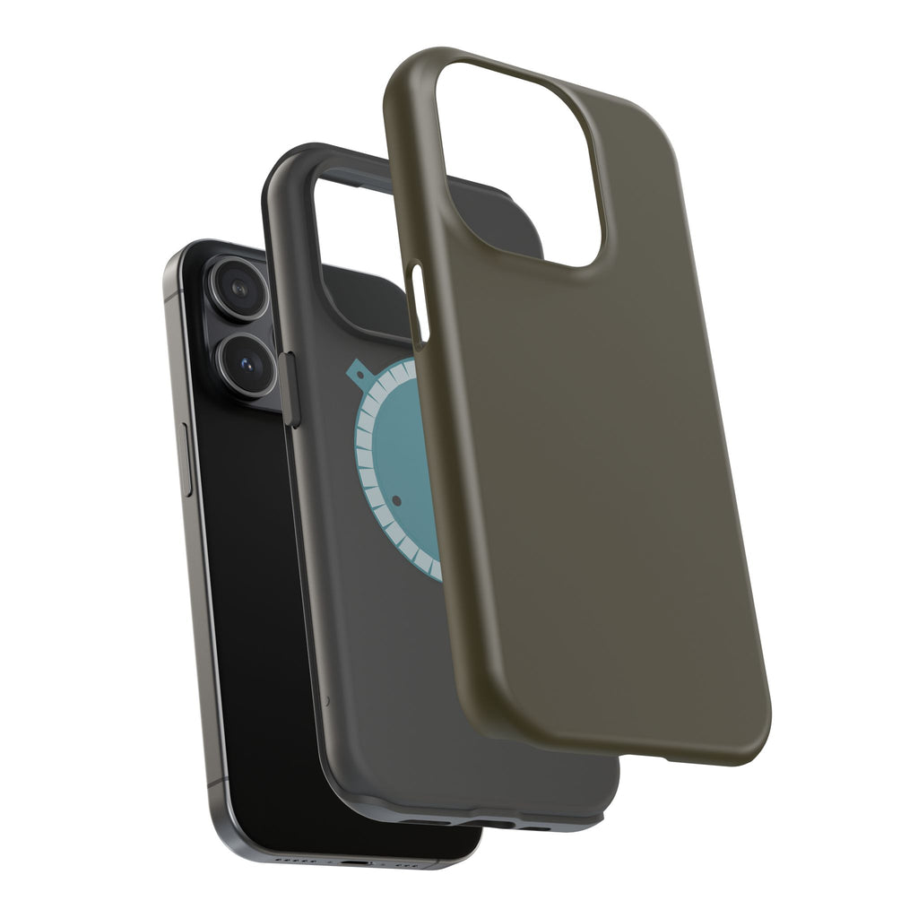 Dark Hennessey Brown Magnetic Impact-Resistant Phone Case