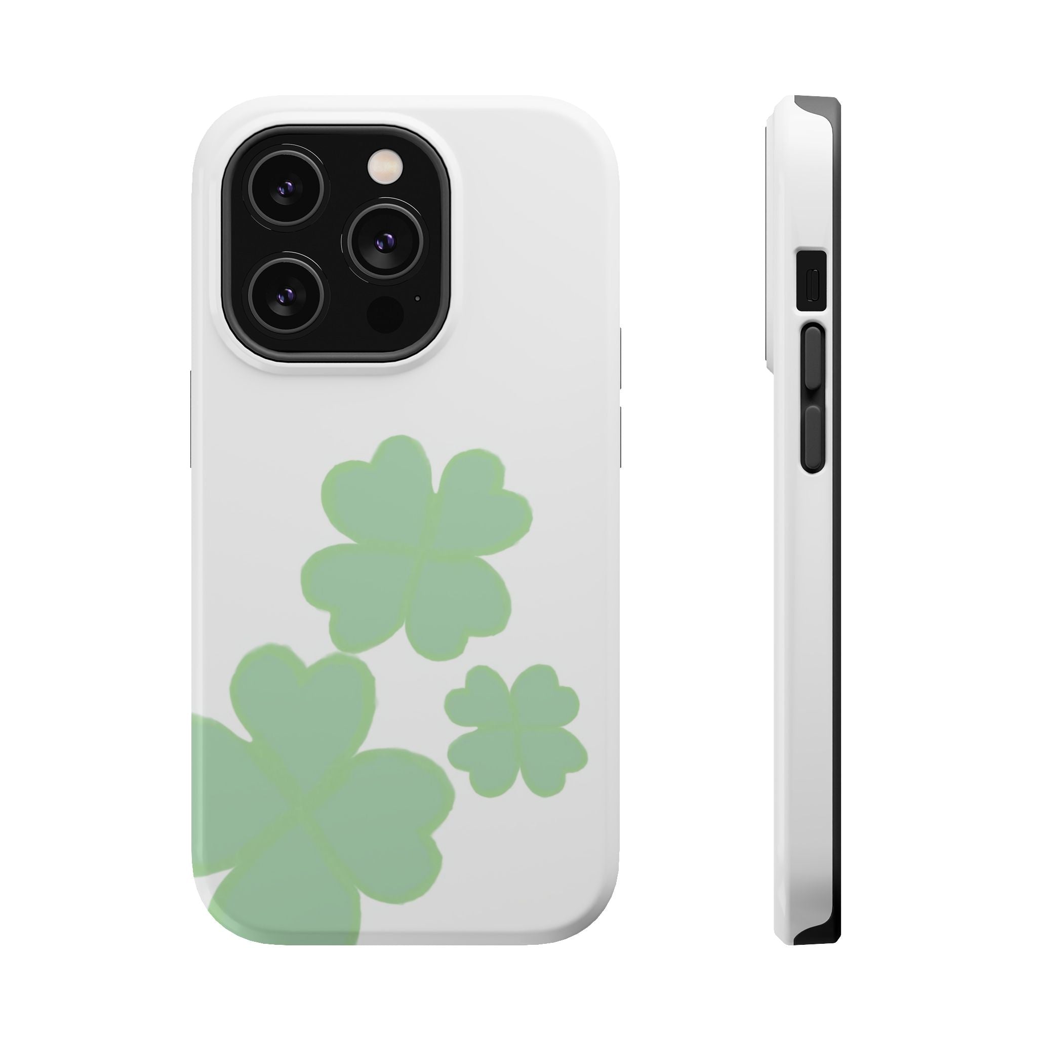Green Clover Magnetic Impact-Resistant Case