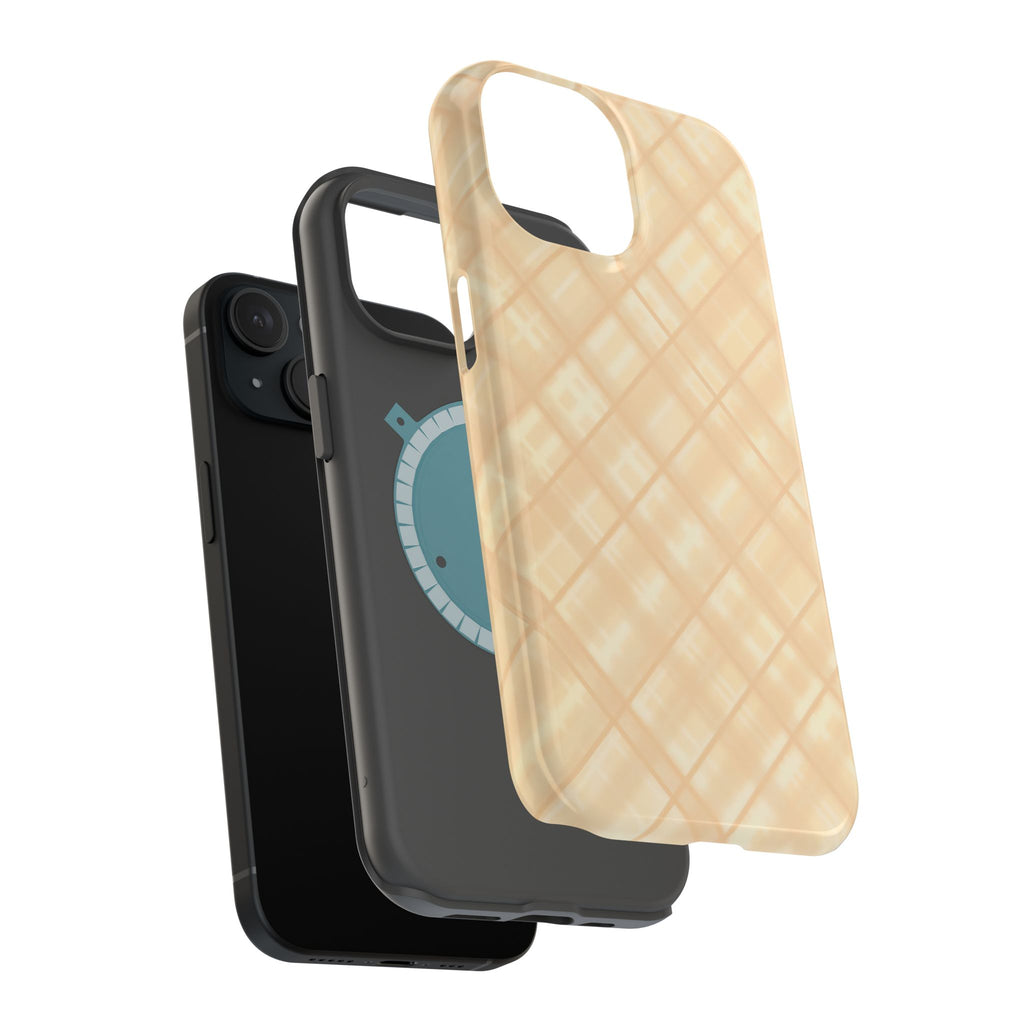Checkered Butter Magnetic Impact-Resistant Case