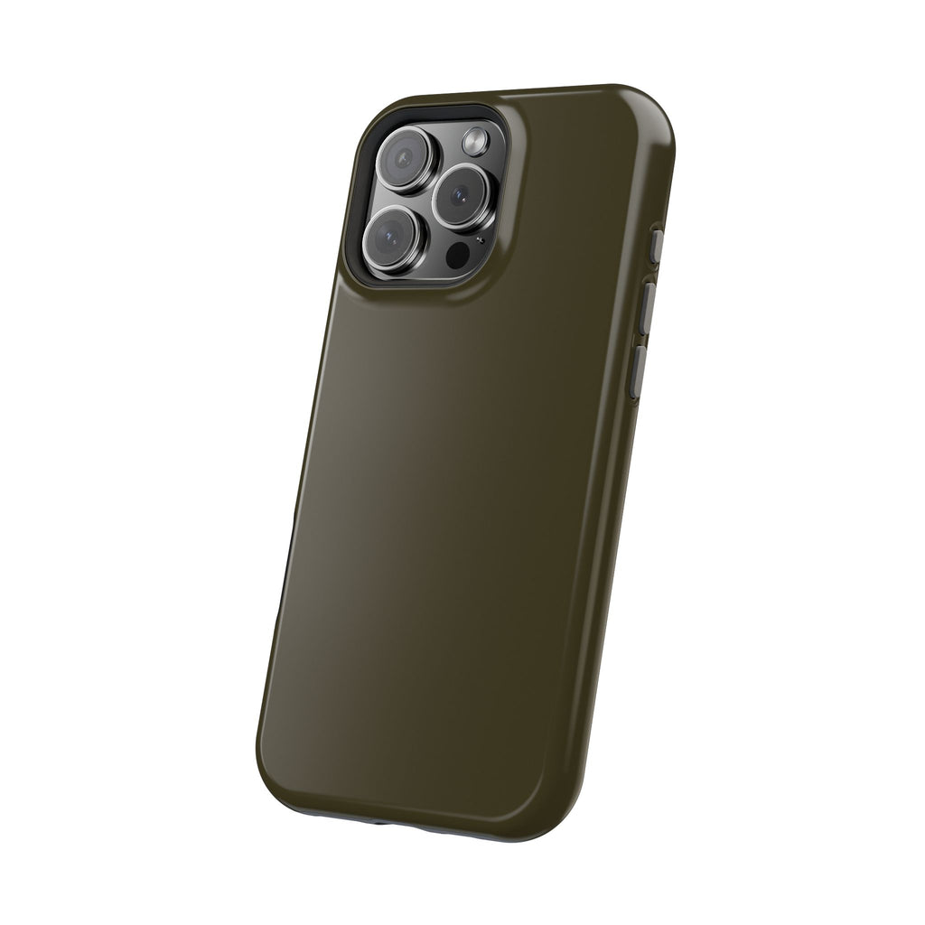 Dark Hennessey Brown Magnetic Impact-Resistant Phone Case