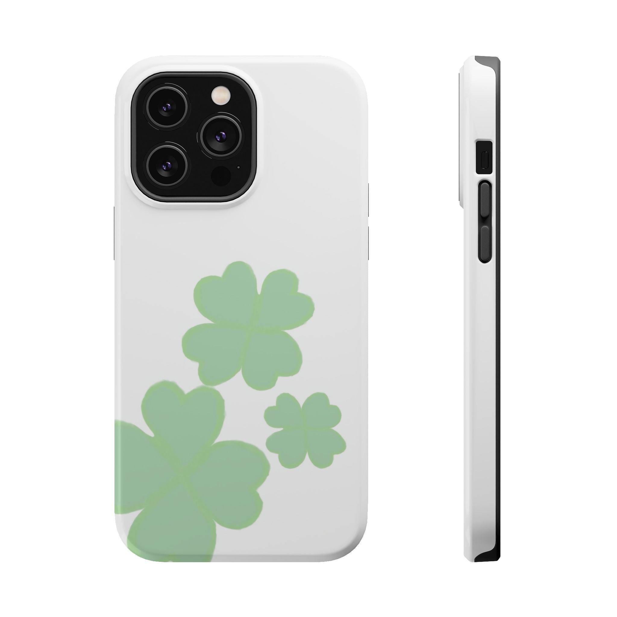 Green Clover Magnetic Impact-Resistant Case