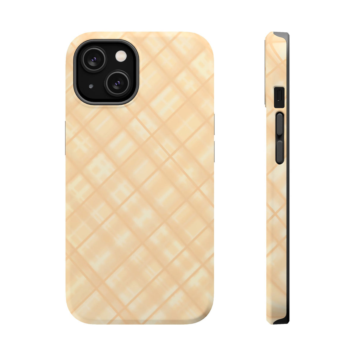 Checkered Butter Magnetic Impact-Resistant Case