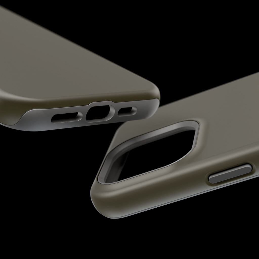 Dark Hennessey Brown Magnetic Impact-Resistant Phone Case