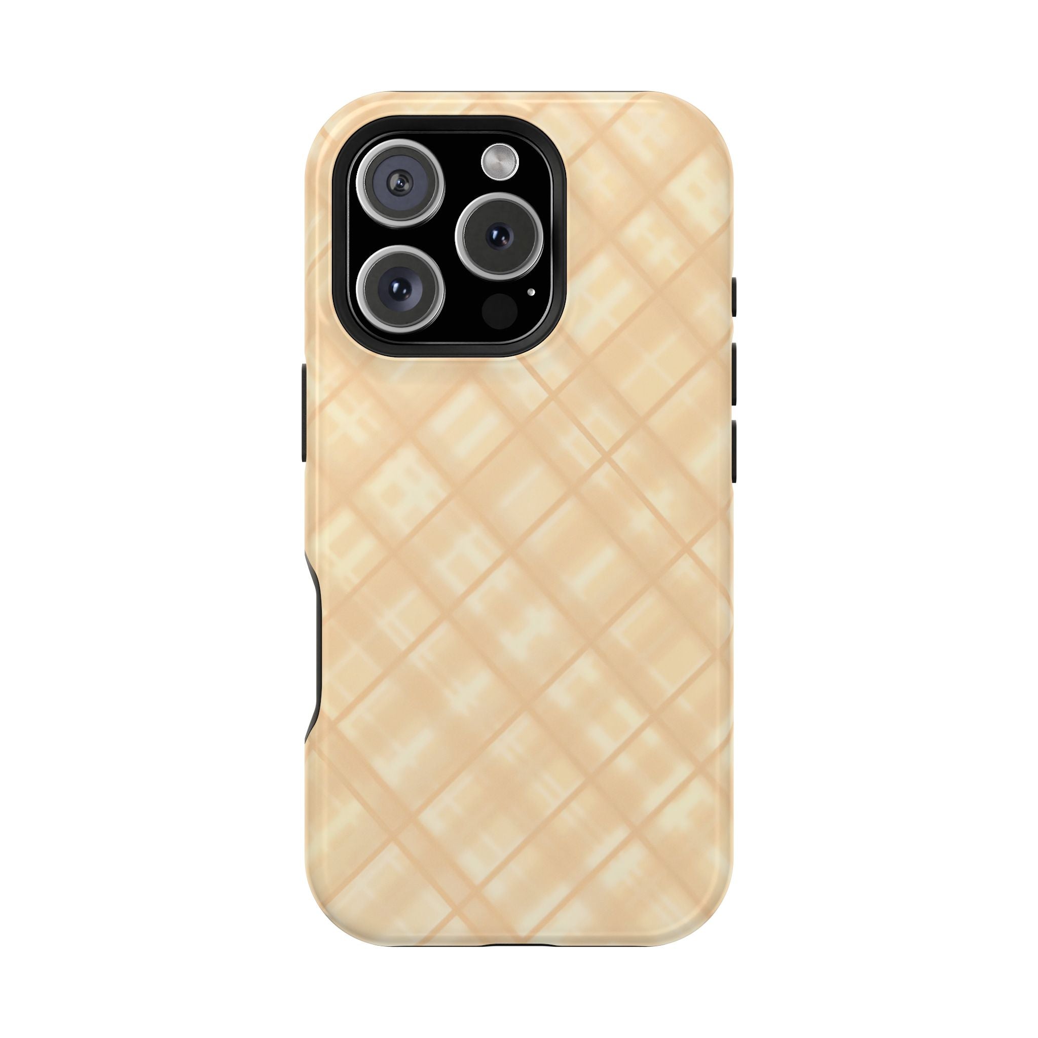 Checkered Butter Magnetic Impact-Resistant Case
