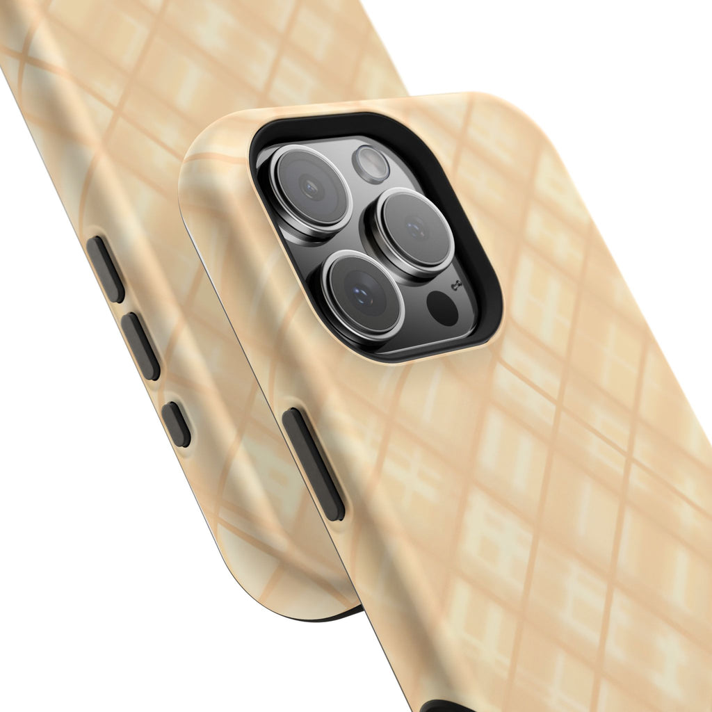 Checkered Butter Magnetic Impact-Resistant Case