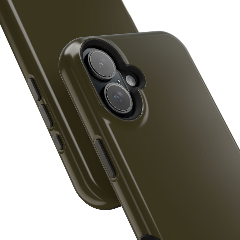Dark Hennessey Brown Magnetic Impact-Resistant Phone Case