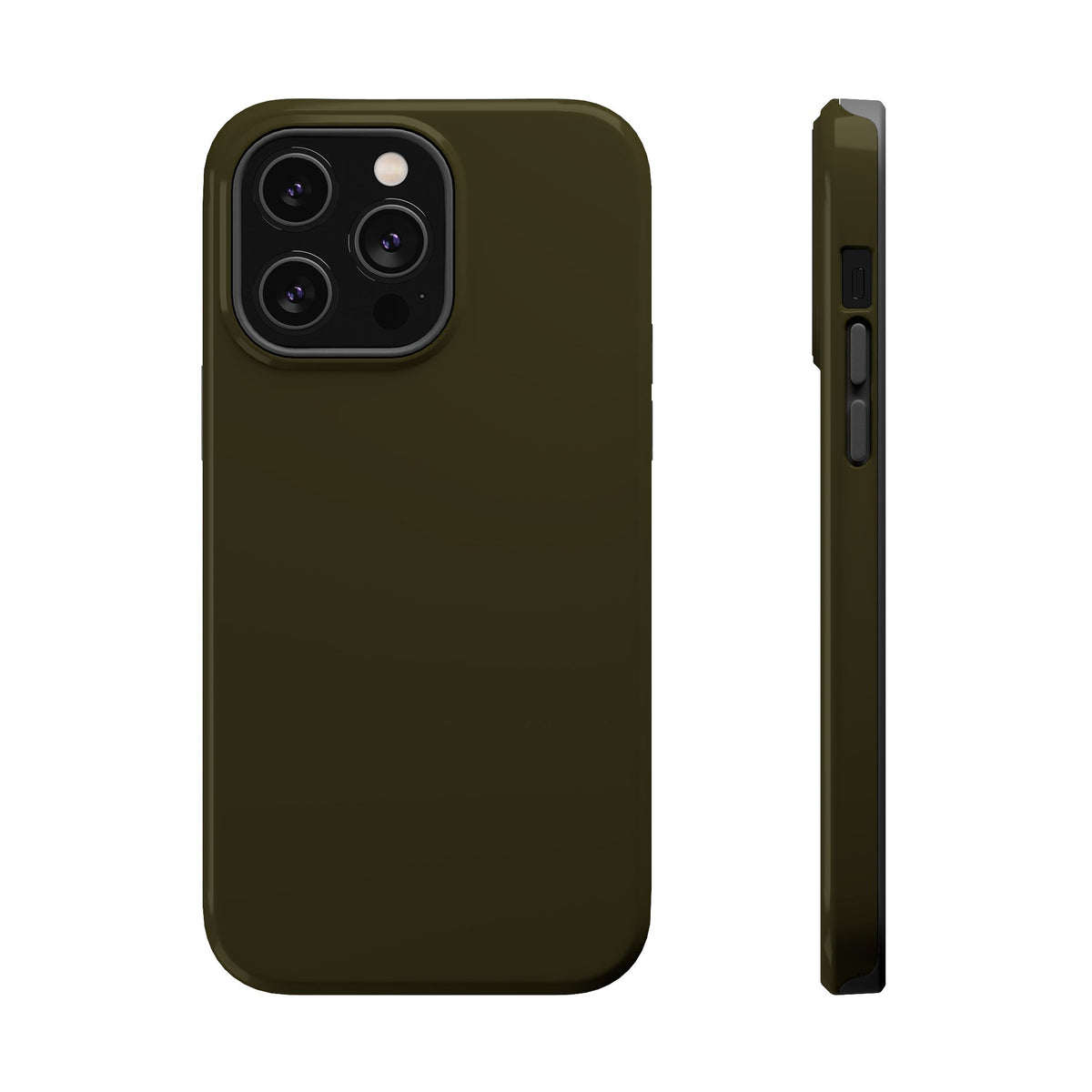 Dark Hennessey Brown Magnetic Impact-Resistant Phone Case