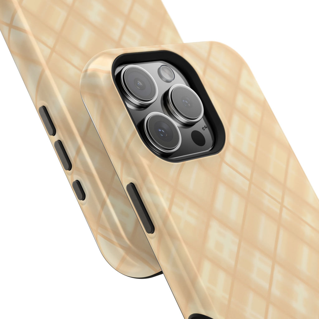 Checkered Butter Magnetic Impact-Resistant Case