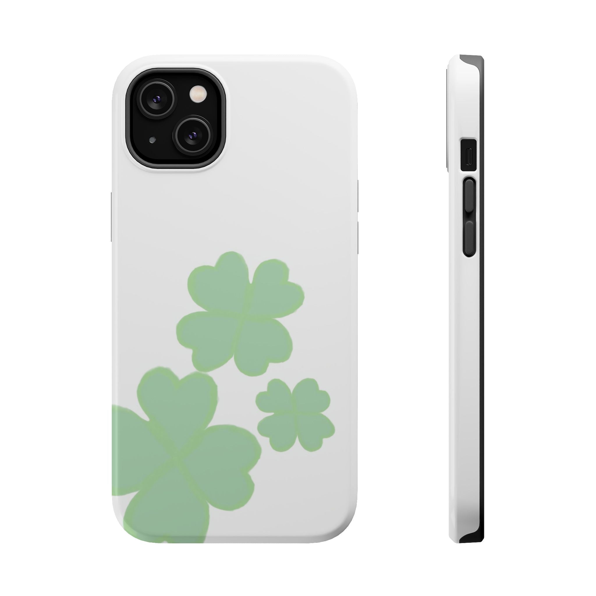 Green Clover Magnetic Impact-Resistant Case