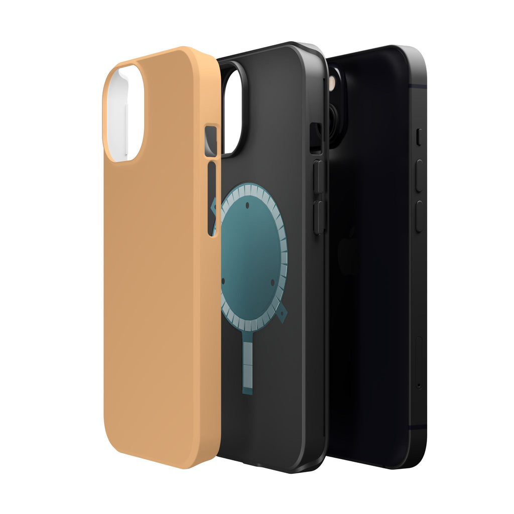 Orange Cream Magnetic Impact-Resistant Phone Case