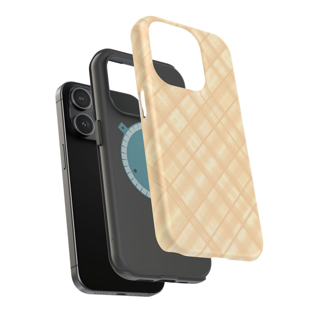 Checkered Butter Magnetic Impact-Resistant Case
