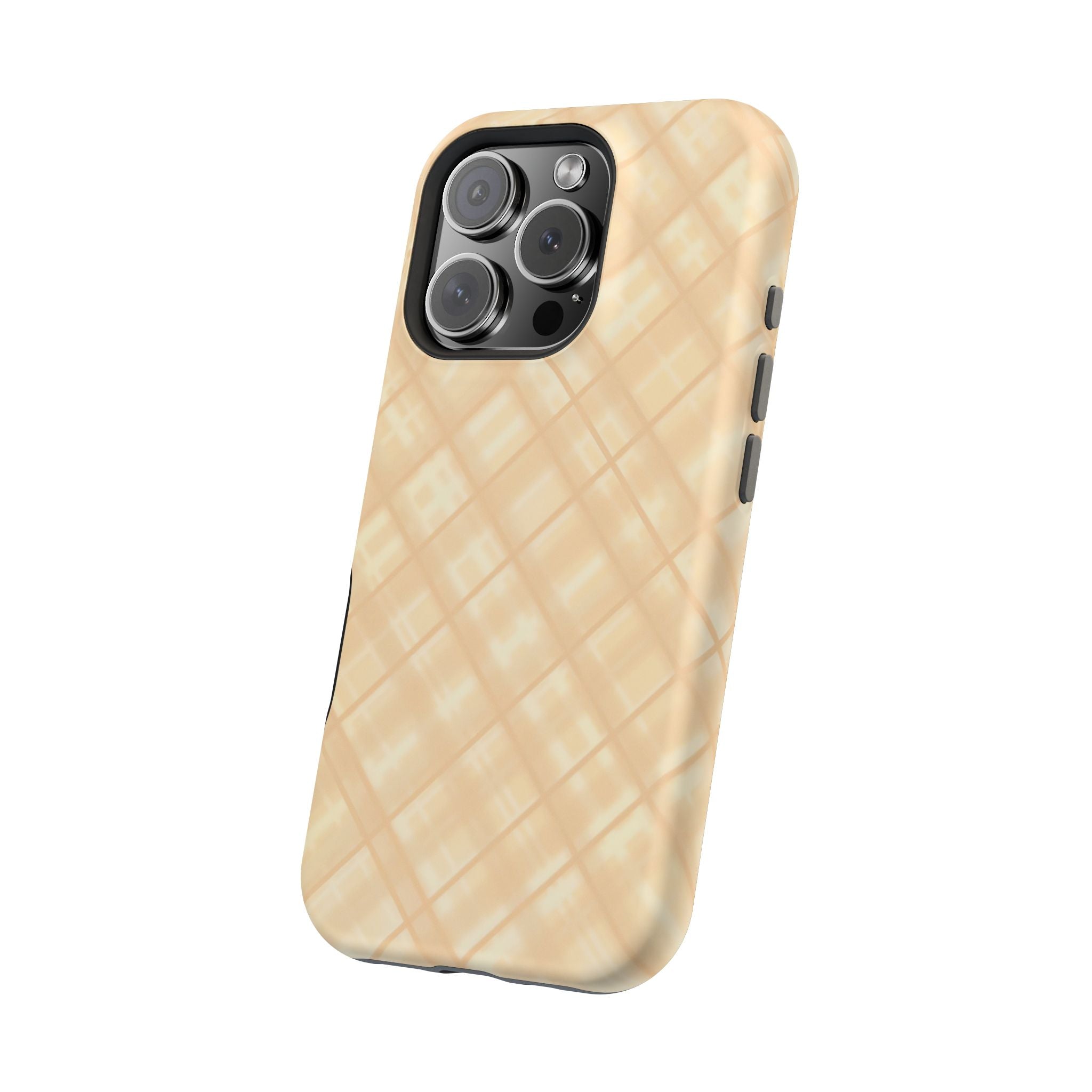 Checkered Butter Magnetic Impact-Resistant Case