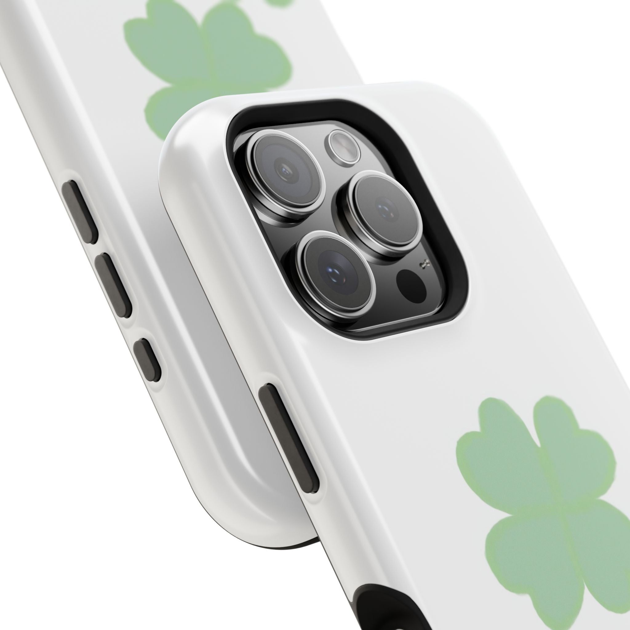 Green Clover Magnetic Impact-Resistant Case