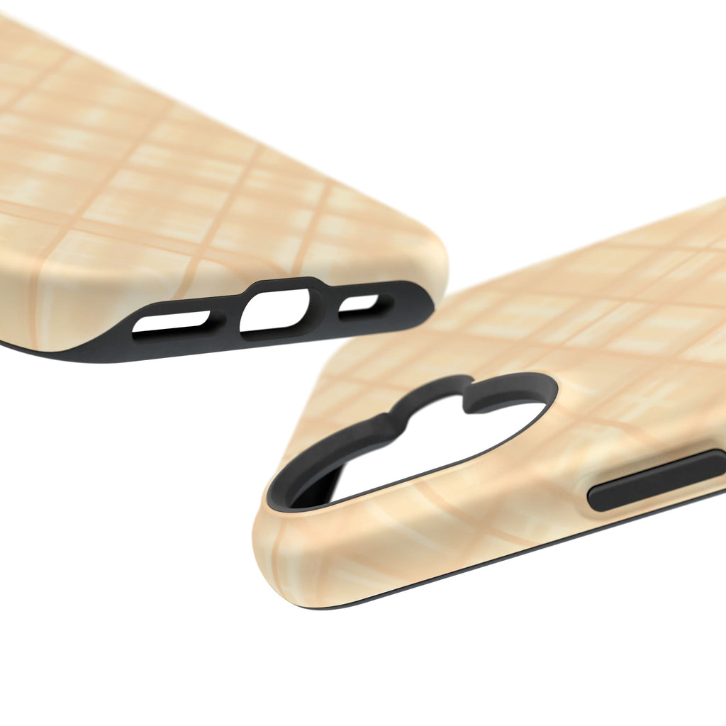 Checkered Butter Magnetic Impact-Resistant Case