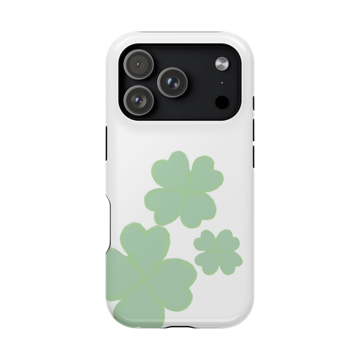 Green Clover Magnetic Impact-Resistant Case