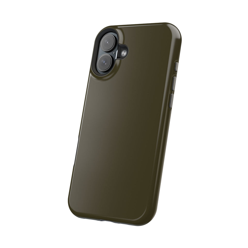 Dark Hennessey Brown Magnetic Impact-Resistant Phone Case