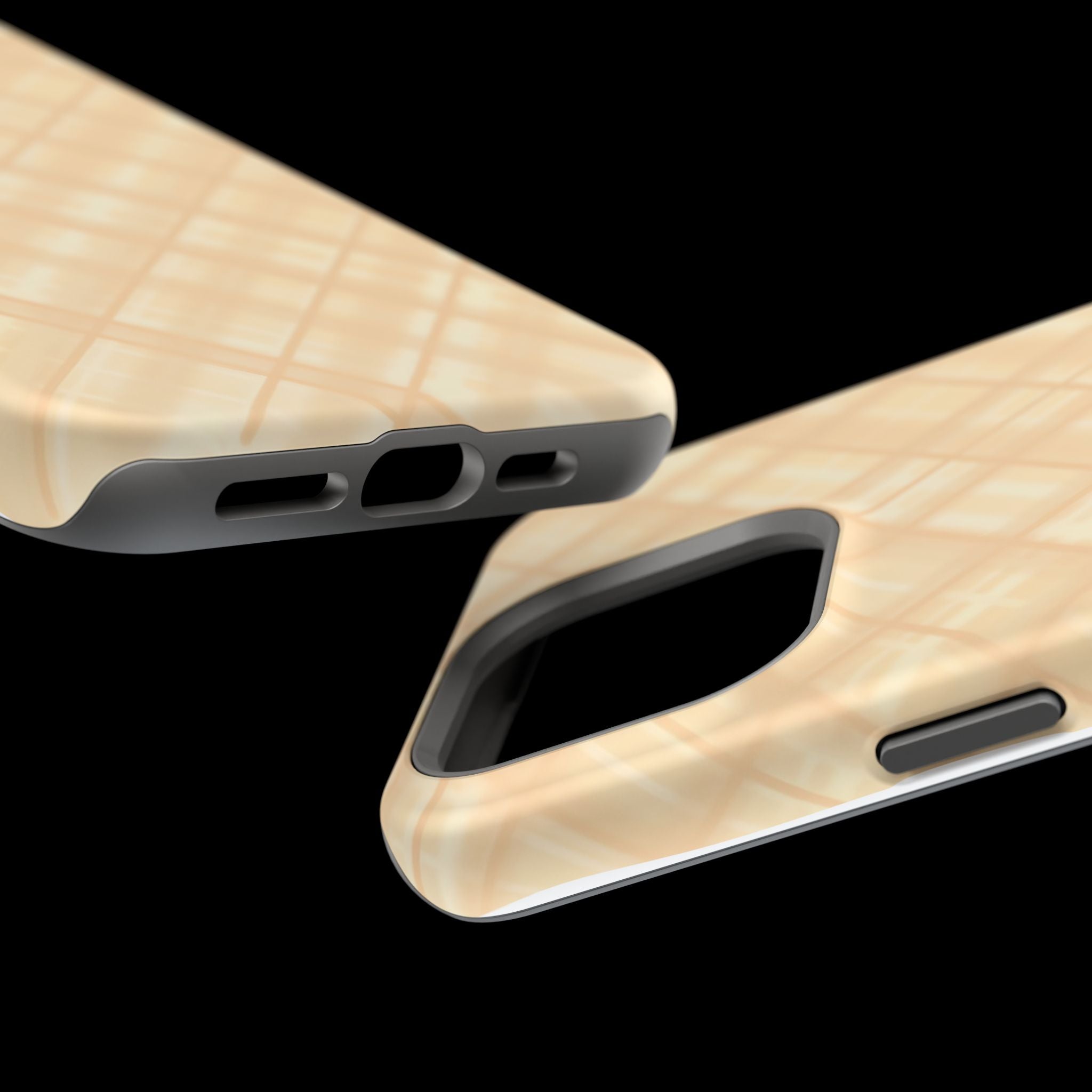 Checkered Butter Magnetic Impact-Resistant Case