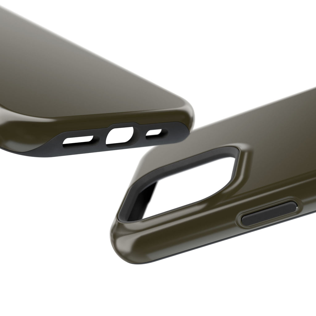 Dark Hennessey Brown Magnetic Impact-Resistant Phone Case