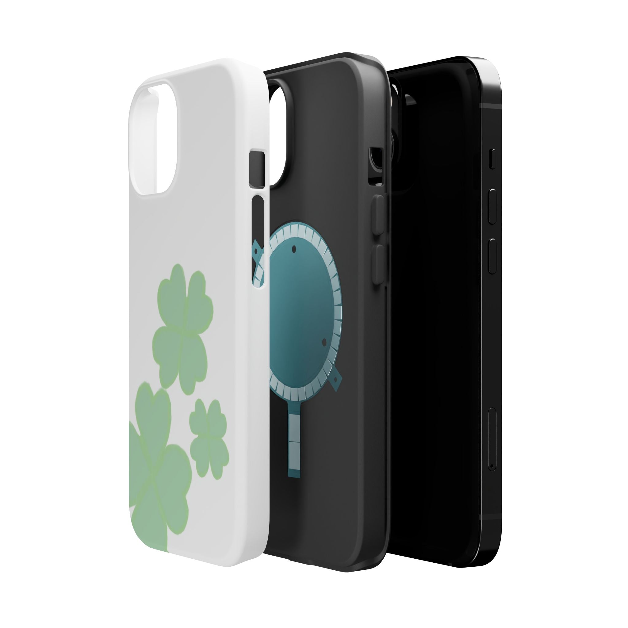 Green Clover Magnetic Impact-Resistant Case