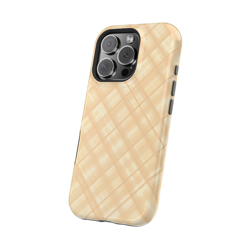 Checkered Butter Magnetic Impact-Resistant Case