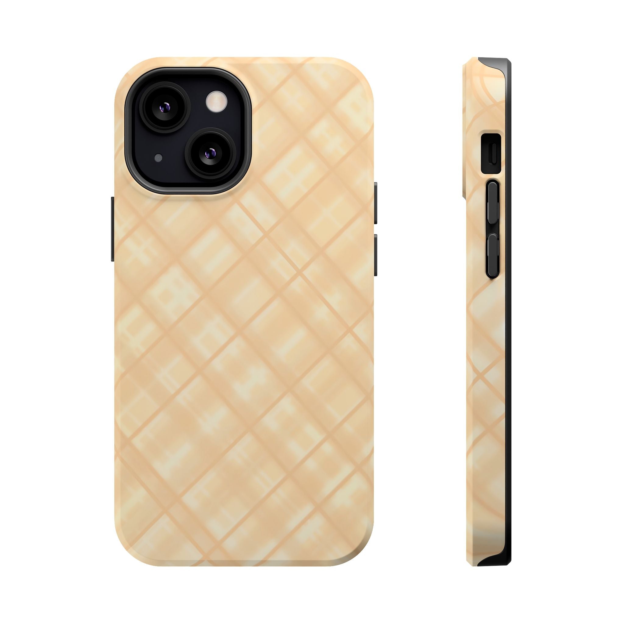 Checkered Butter Magnetic Impact-Resistant Case