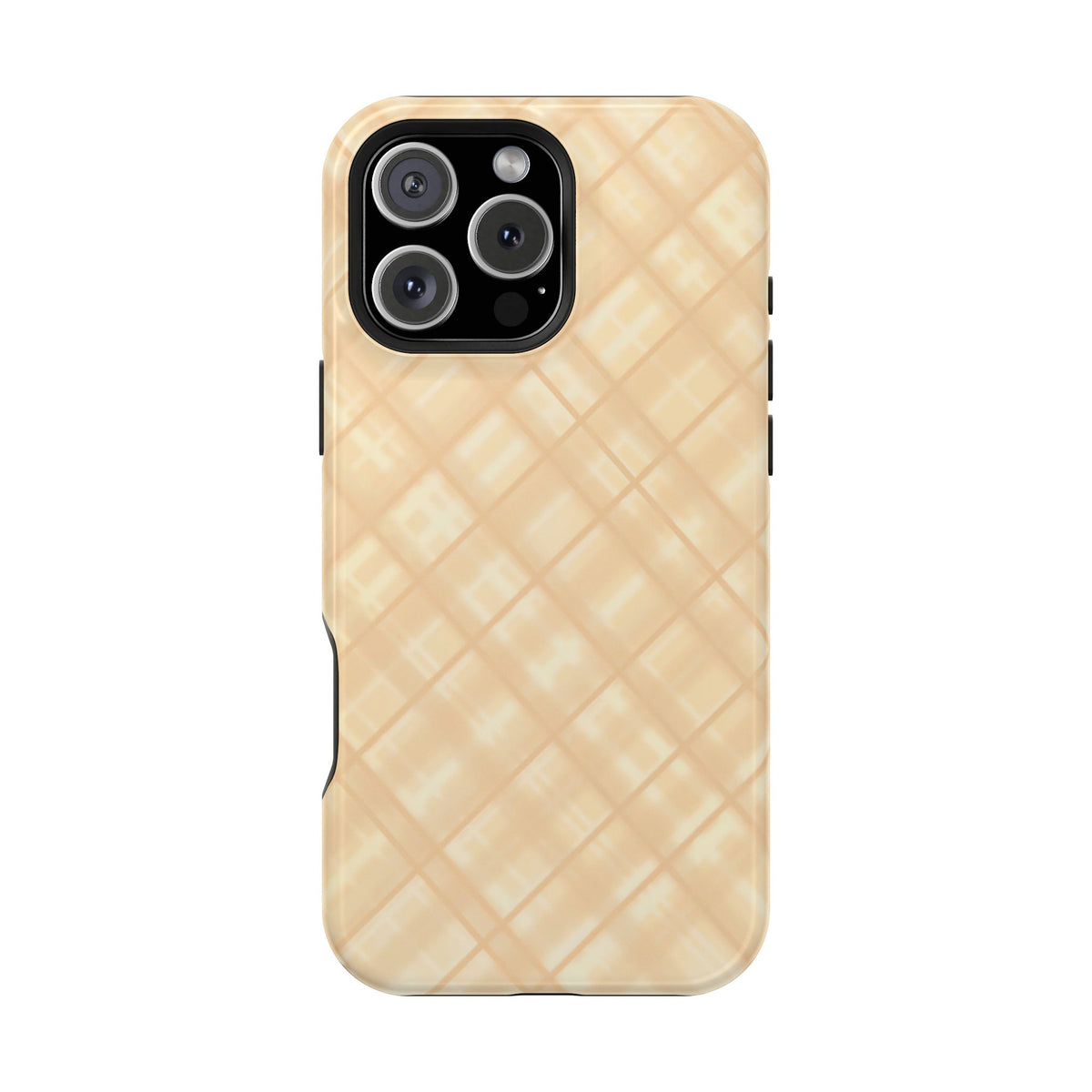 Checkered Butter Magnetic Impact-Resistant Case