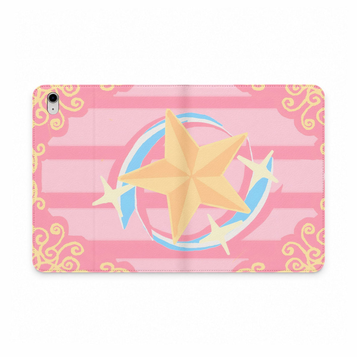 Pink Star Emblem Tablet Folio Case — Magical Girl Inspired Tablet Cover